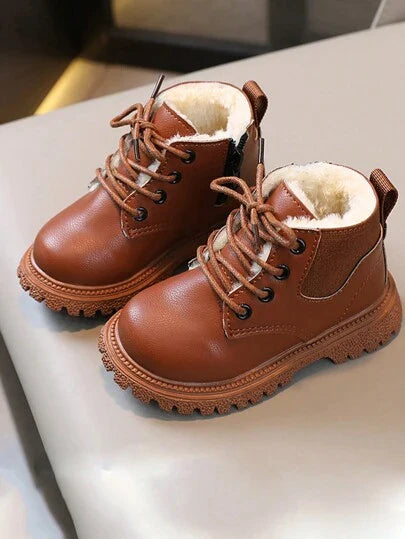 Baby Lace-up Outdoor Fashion Boots- FD